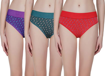 Be PerfectComfort Inner Wear Printed Cotton Panties/Panty Brief for Women & Girls (Pack of 3) Be PerfectComfort Inner Wear Printed Cotton Panties/Panty Brief for Women & Girls (Pack of 3)