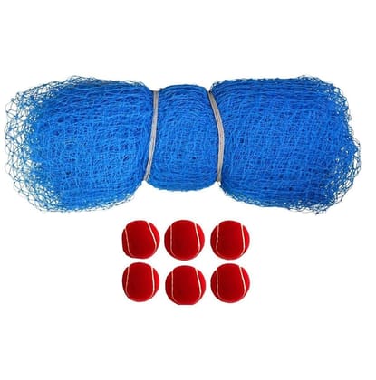 Prozone Nylon Blue Cricket Net 30X10 and 20X10 with 6 Tennis or a Leather Cricket Balls (30X10 6 Red Balls) Prozone Nylon Blue Cricket Net 30X10 and 20X10 with 6 Tennis or a Leather Cricket Balls (30X10 6 Red Balls)