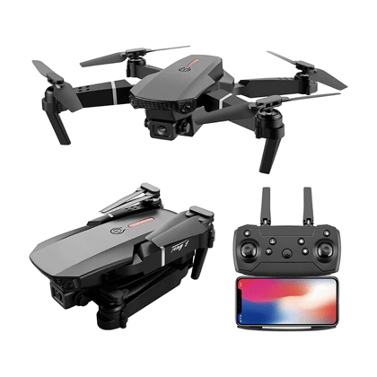 E88 RC Mini Drone with 4K Camera RC Wifi Control 90m Range E88 RC Mini Drone with 4K Camera RC Wifi Control 90m Range