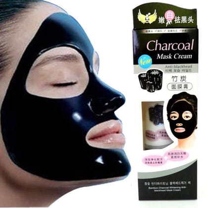 Elecsera Charcoal Anti-Blackhead Suction Mask Cream(130 Grams)