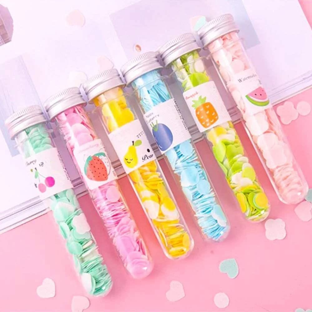 Elecsera 6 box Paper Soap Clean Soft Bath For Travel in flavour Design Tube Shape Bottle (6 x 18 g)