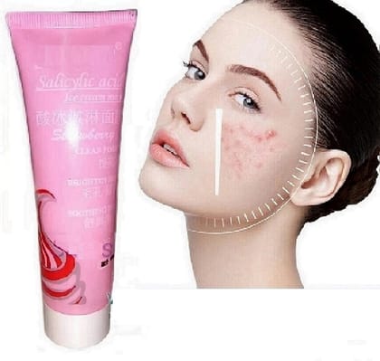 Elecsera Strawberry Ice Cream Mask Clean Pores Brighten and Whiten the Skin