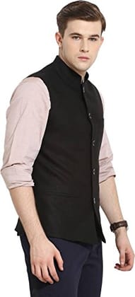 BELARIO Best Black Waist Coat for Men's and Boy's