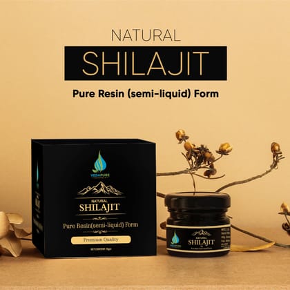VEDAPURE NATURALS Pure Ayurvedic Raw Shilajit/Shilajeet Resin (Semi Liquid) Helps in Stamina, Strength, for Men & Women - 15 Gram (Pack of 1) VEDAPURE NATURALS Pure Ayurvedic Raw Shilajit/Shilajeet Resin (Semi Liquid) Helps in Stamina, Strength, for Men & Women - 15 Gram (Pack of 1)