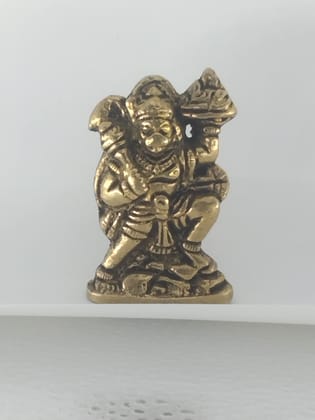 OJKMart Hanuman Ji Statue Brass Idol (9X3.5 CMS) Decorative Showpiece (Brass) OJKMart Hanuman Ji Statue Brass Idol (9X3.5 CMS) Decorative Showpiece (Brass)