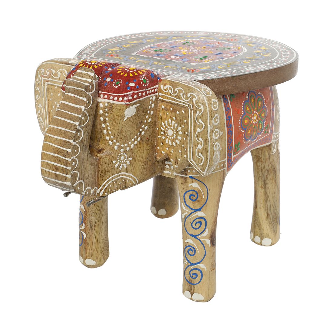 The Cocotier® Elephant end table, corner table for living room decor, bedside table for bedroom,side table for living room.