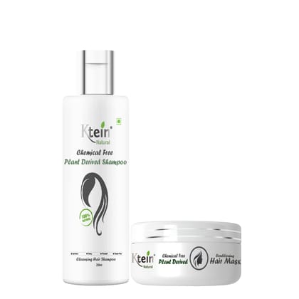 ktein natural chemical free plant derived shampoo & conditioner combo(200ml) ktein natural chemical free plant derived shampoo & conditioner combo(200ml)