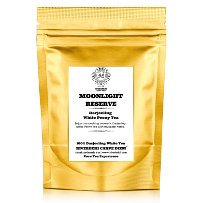 Riverbeki White Tea, Moonlight Reserve - Discover the Elegance of Moonlit Bliss in Darjeeling White Peony Tea