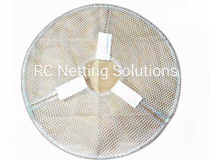 RC Netting Solutions Industrial Fan Safety Net Cover for Finger Protection- Standard Fan Size or Sweep- 600 mm (24 inch) - Industrial Fan Net Cover (Black) RC Netting Solutions Industrial Fan Safety Net Cover for Finger Protection- Standard Fan Size or Sweep- 600 mm (24 inch) - Industrial Fan Net Cover (Black)