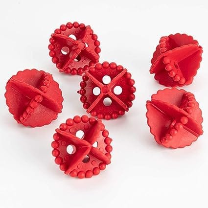 Washing Machine Ball Laundry Dryer Ball Durable Cloth Cleaning Ball-Rendom Colour(12 Pcs, PVC & Soft Silicone)