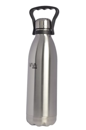 Viva smart's Smart Thermal Steel Water Bottle 1.5L Silver (for School, Office, Gym etc) Viva smart's Smart Thermal Steel Water Bottle 1.5L Silver (for School, Office, Gym etc)