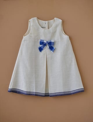 Organic Vintage Kora Frock - Blue Check