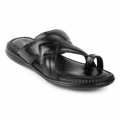 FEATHER LEATHER Genuine Leather Men's Flip-Flops Casual Slippers/Sandals for Office or Daily Use Outdoor/Indoor FEATHER LEATHER Genuine Leather Men's Flip-Flops Casual Slippers/Sandals for Office or Daily Use Outdoor/Indoor