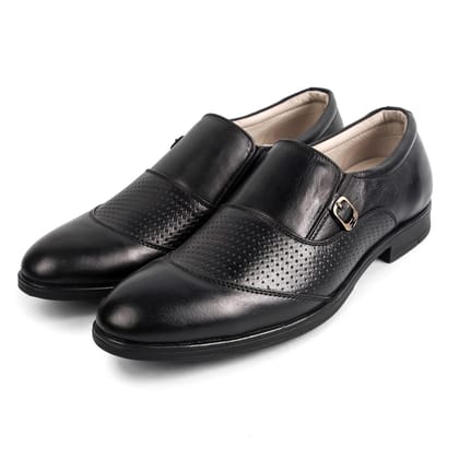 FEATHER LEATHER Men's Genuine Leather Black Formal Shoes for Men - Suitable for Formals, Office Wear, Dress Up Shoes FEATHER LEATHER Men's Genuine Leather Black Formal Shoes for Men - Suitable for Formals, Office Wear, Dress Up Shoes