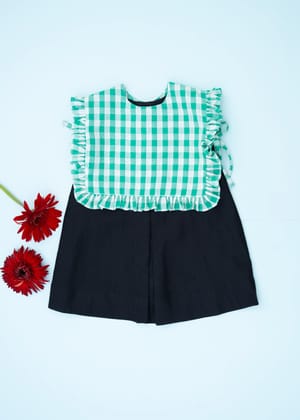 Little Black Dress for Infants | Detachable Vest | Cotton