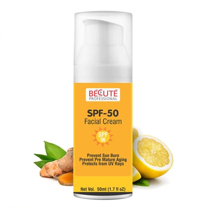 BECUTE Professional SPF 50 Facial Cream Gel for Open Pores & Oily Skin 50 mL BECUTE Professional SPF 50 Facial Cream Gel for Open Pores & Oily Skin 50 mL