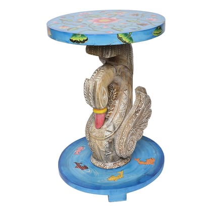 The Cocotier® Blue Ducky Delight end Table: Sturdy Surface for Drinks, Books, etc. Doubles as Wood Plant/Foot Stool or Side Table in Home/Office/Bedroom (L:30xW:30xH:52cm). The Cocotier® Blue Ducky Delight end Table: Sturdy Surface for Drinks, Books, etc. Doubles as Wood Plant/Foot Stool or Side Table in Home/Office/Bedroom (L:30xW:30xH:52cm).