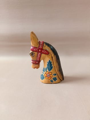 Handpainted Horse Face Shaped Colorful Decorative Item / Living Room Décor