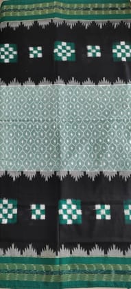 Sambalpuri Plain Border Pure Cotton  Pasapalli Saree