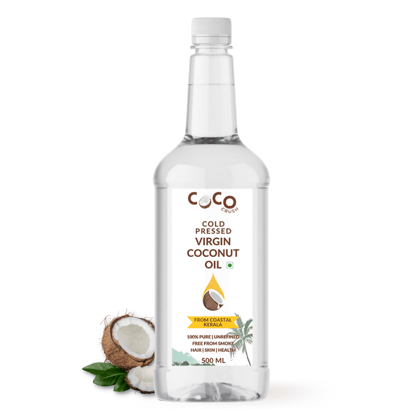 Coco Crush Cold-Pressed Virgin Coconut Oil, 100% Pure & Natural Coco Crush Cold-Pressed Virgin Coconut Oil, 100% Pure & Natural