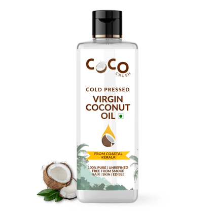 Coco Crush Cold-Pressed Virgin Coconut Oil, 100% Pure & Natural Coco Crush Cold-Pressed Virgin Coconut Oil, 100% Pure & Natural