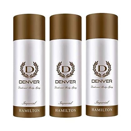 Denver Hamilton Imperial Deodorant 50 ml Each | Long Lasting Fragrance Deo ,Pack Of 3