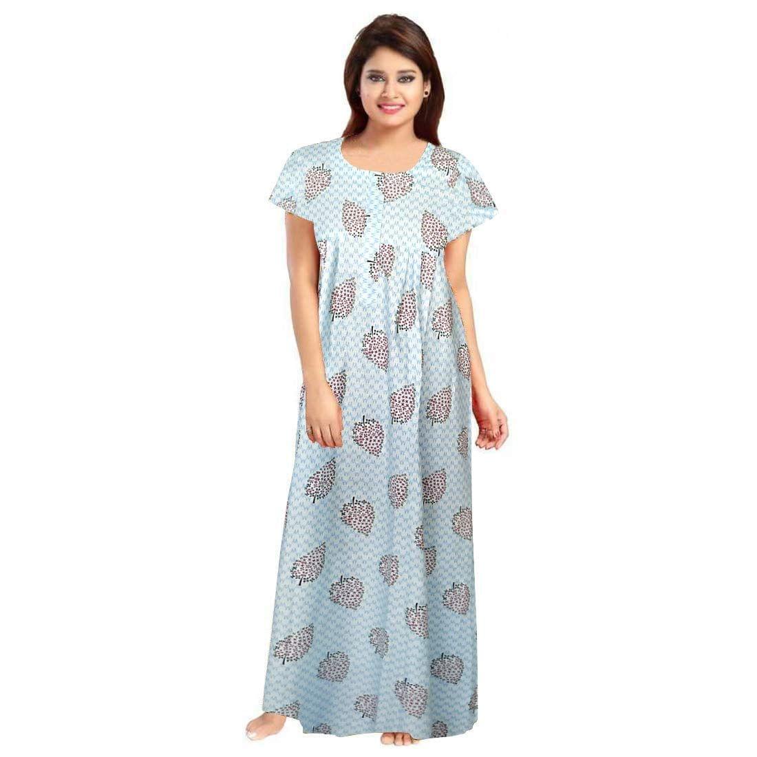 KBNBJ Women's Cotton Printed Nighty Night Gown