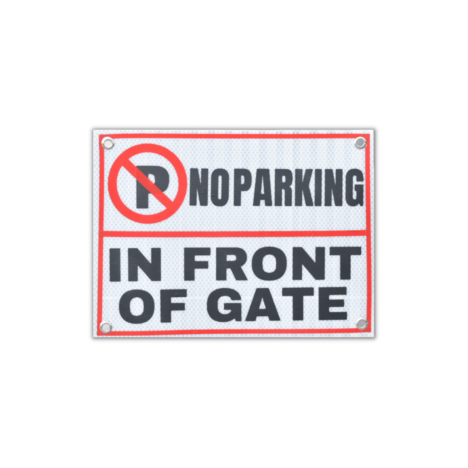 No Parking Reflective Signboard - High Reflective Index Signboard - Home Decorating & Utility Item