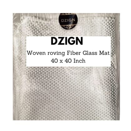 DZIGN Woven Roving Fiberglass Mat (40 x 40 Inch) Fiber glass cloth, Glass fiber, FRP glass mat. DZIGN Woven Roving Fiberglass Mat (40 x 40 Inch) Fiber glass cloth, Glass fiber, FRP glass mat.