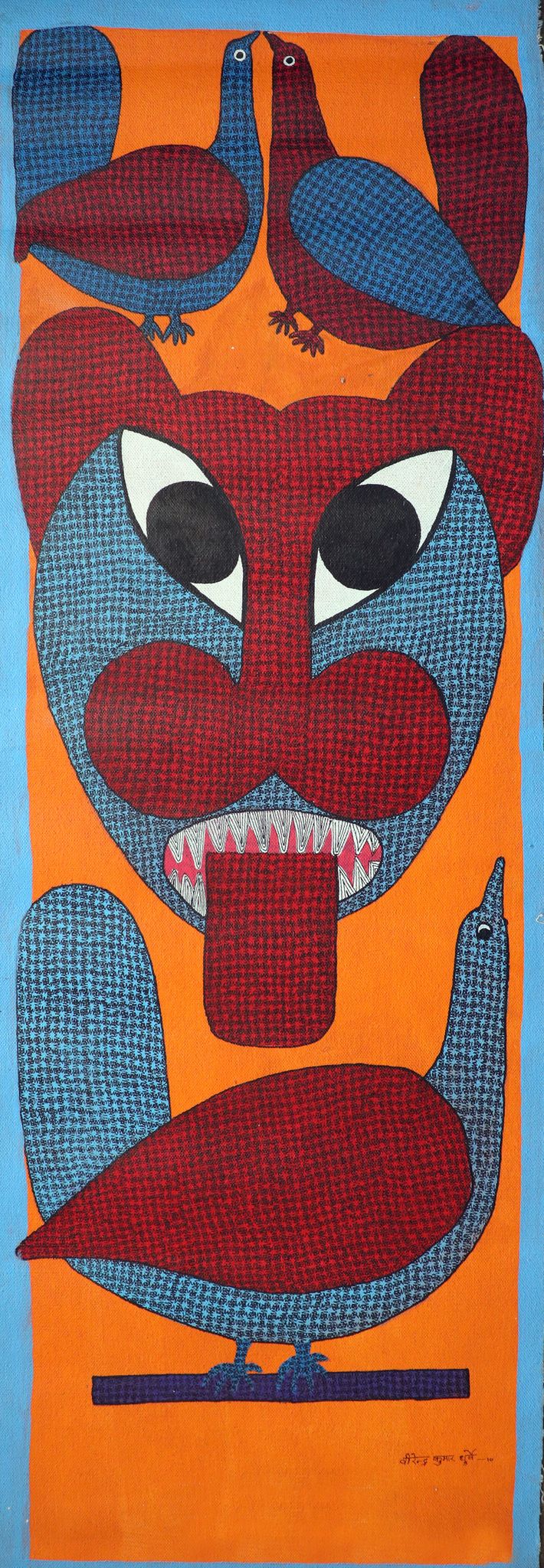 Tribes India Handmade Painting Gond 1TPNGNDMP02325