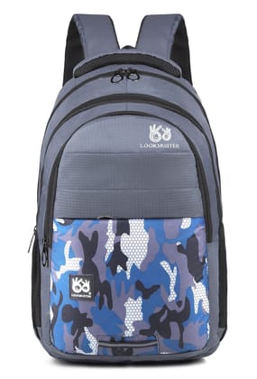 LOOKMUSTER Lookmuster30 Ltrs Large Laptop Backpack With 3 Compartments, Water Resistant