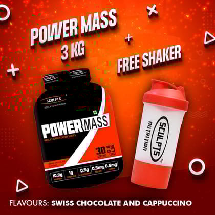 Sculpts Nutrition Power Mass 3kg