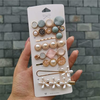 Akashkrishna 8 PCS Premium Korean stylish Hair Clips For Women And Girls Akashkrishna 8 PCS Premium Korean stylish Hair Clips For Women And Girls