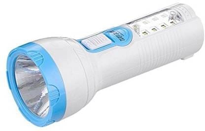 DP DP-9092 Torch (Blue, White, 21 cm, Rechargeable)