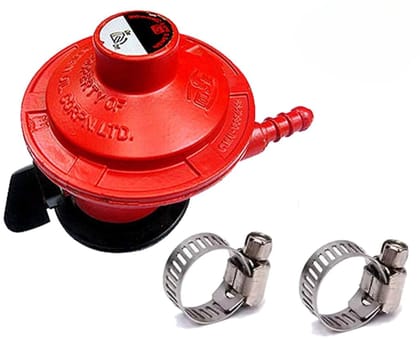 Gas Regulator Domestic Kitchen Low Pressure use All clyender Adopter (Consume Low Gas) ISI Marked Suitable Cooking (Single Regulator)