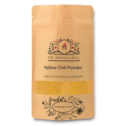 Mmasala Boxco Yellow Chilli Powder - Premium Indian Spice, Handmade 100 gm
