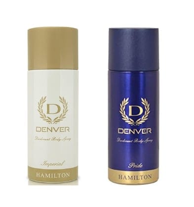 Denver Imperial & Pride Deo 165 ml each, Pack of 2
