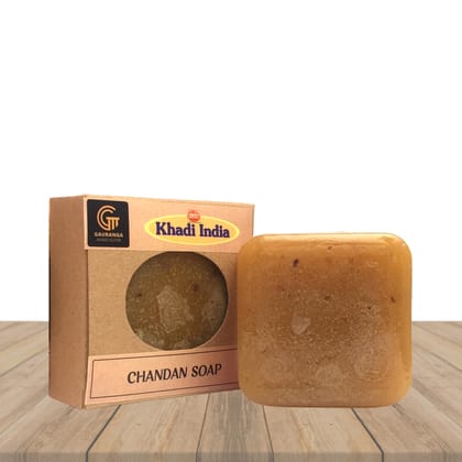 Khadi Sandalwood Soap, 150gm (Pack of ) | Gauranga Khadi Handmade Premium Soap for Natural Scrub, Detan, Detox, Acne & Dark Spots Remover Face and Body Soap Khadi Sandalwood Soap, 150gm (Pack of ) | Gauranga Khadi Handmade Premium Soap for Natural Scrub, Detan, Detox, Acne & Dark Spots Remover Face and Body Soap