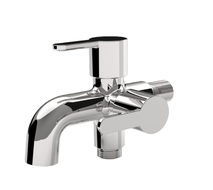 Versatile 2-in-1 Bib Cock Faucet - Streamlined Design for Your Home