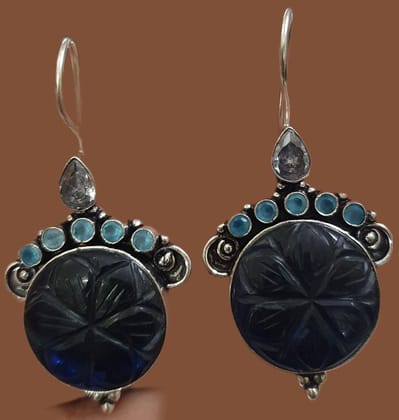 German Silver Oxidized Beautiful Earrings German Silver Oxidized Beautiful Earrings