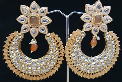 Kundan Beautiful Partywear Earrings Kundan Beautiful Partywear Earrings