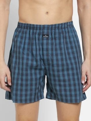 Jockey Men's 1222 Checks Pack of 2 Boxer Shorts