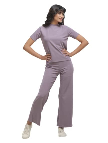 KOI Lycra Co-ord Set Lavender