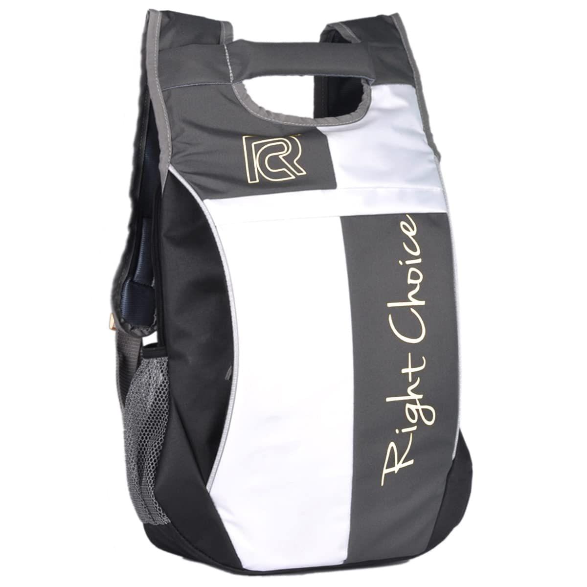 RIGHT CHOICE quality stylish casual backpack daily use unisex typography college bags (Boys and Girls)