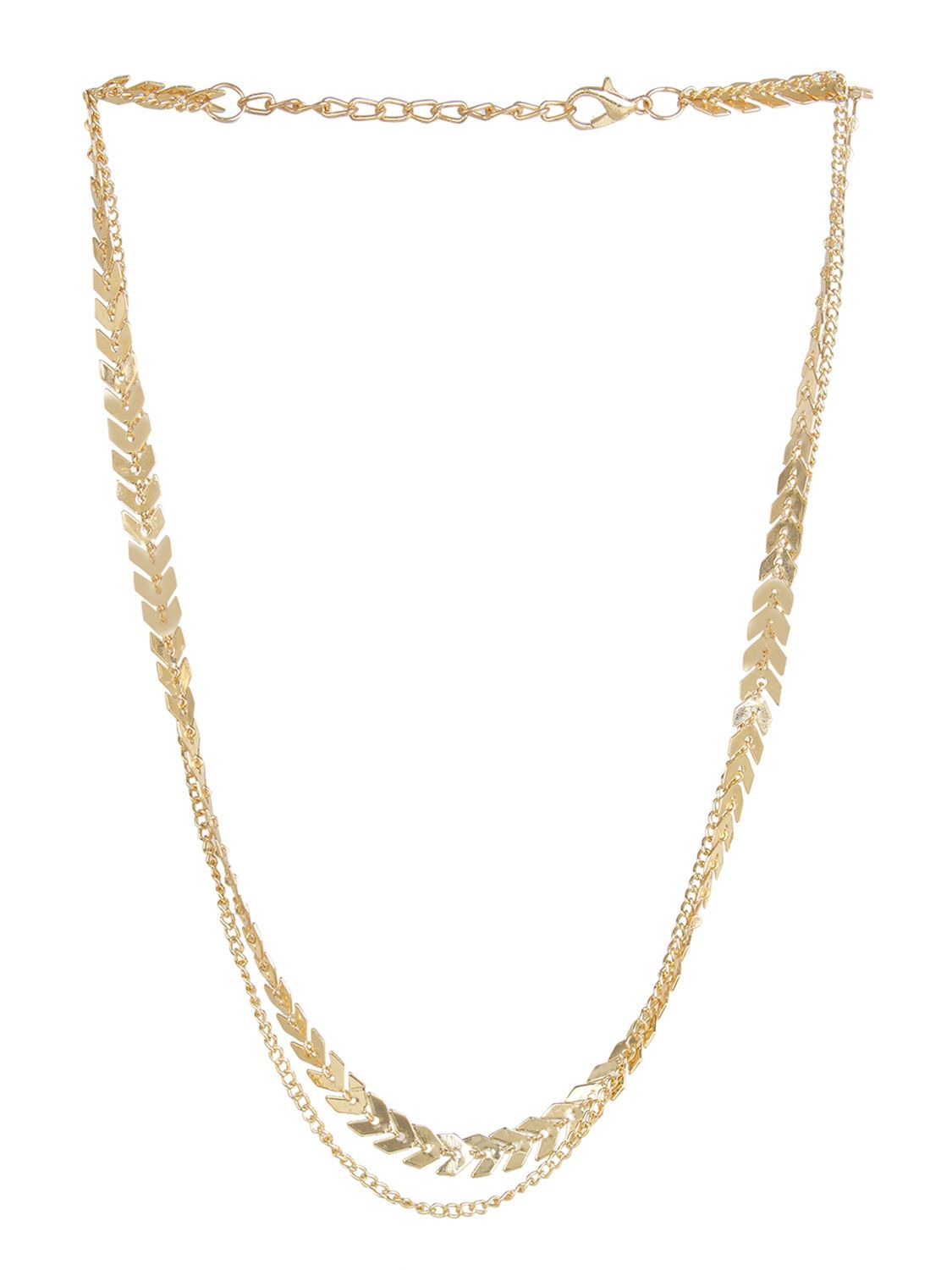 Cardinal Gold Color Brass Necklace Chain