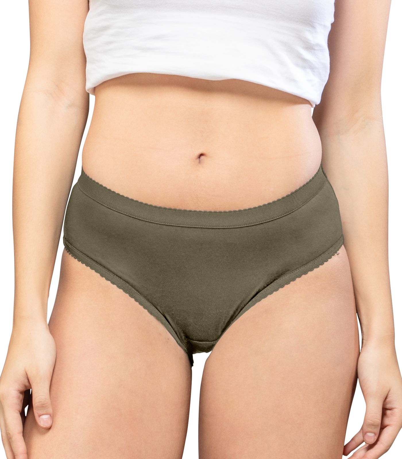 NRG Womens Cotton Assorted Colour Panties ( Pack of 1 Dark Green ) L04 Hipster