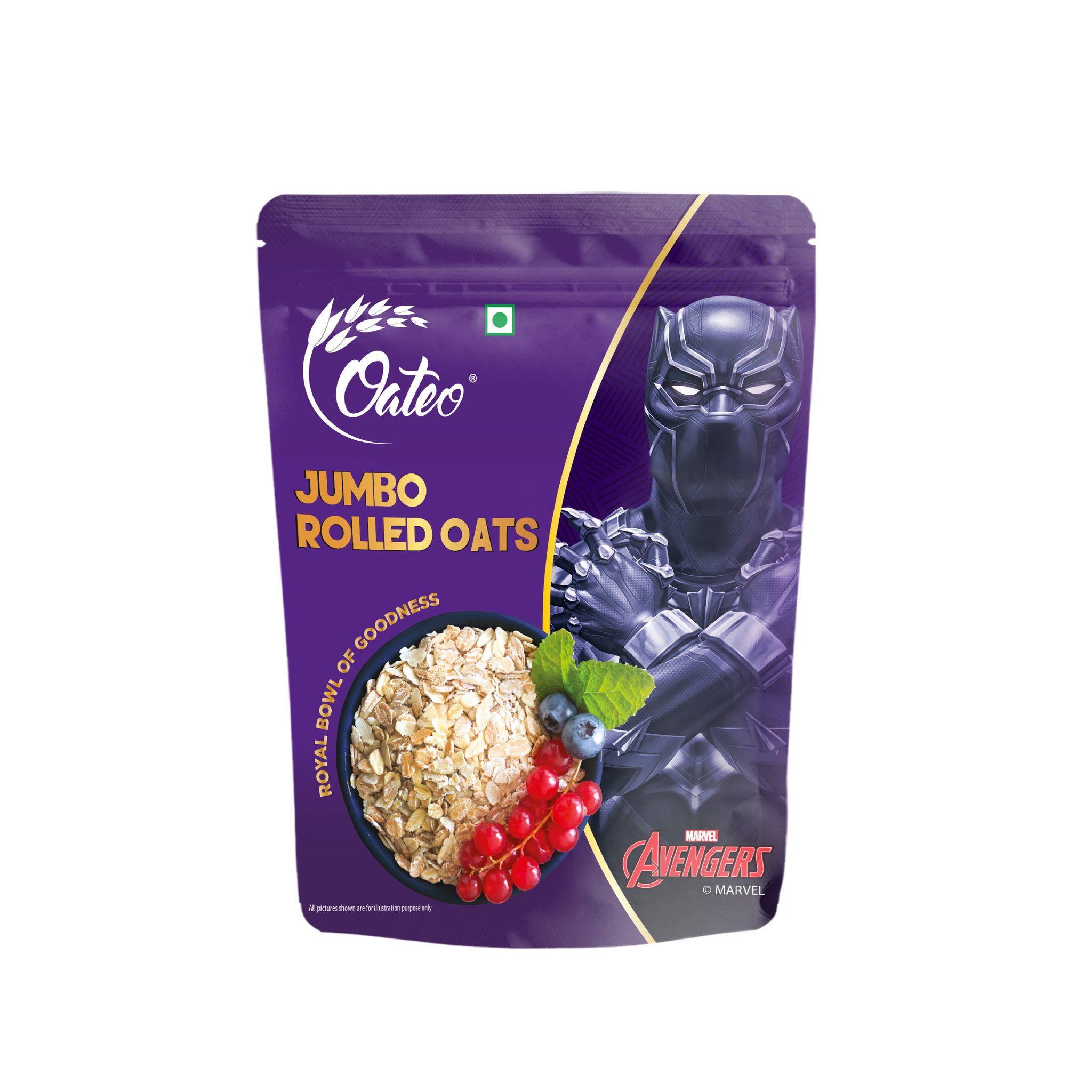 Oateo Rolled oats 1kg pouch