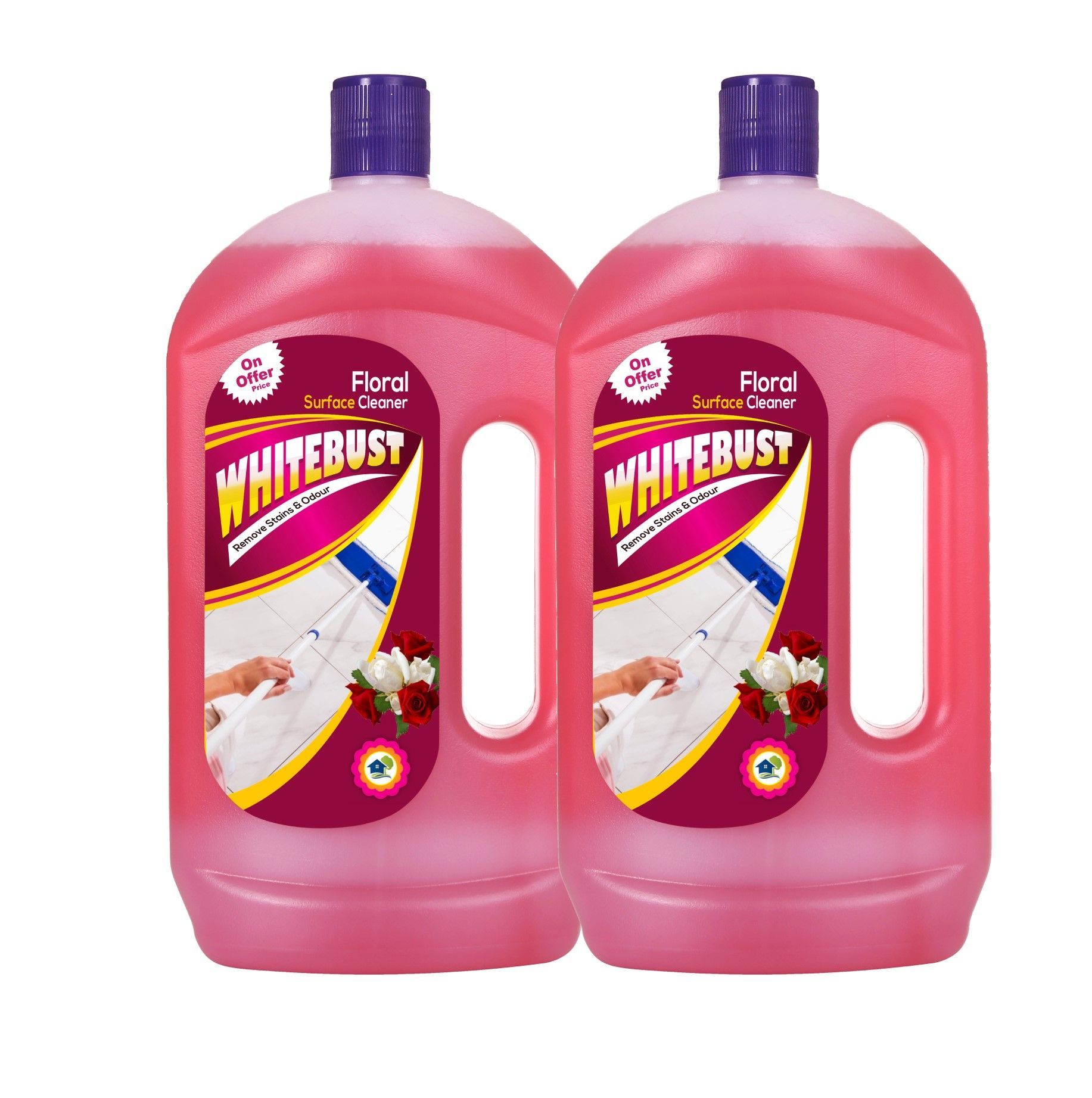 Whitebust Floor Cleaner Floral 975ml Pack of 2