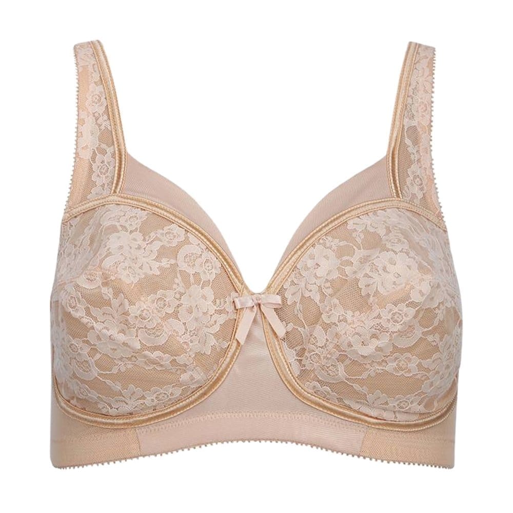 Enamor FB06 Full Support Classic Lace Lift Bra - Non-Padded, Wirefree & Full Coverage
