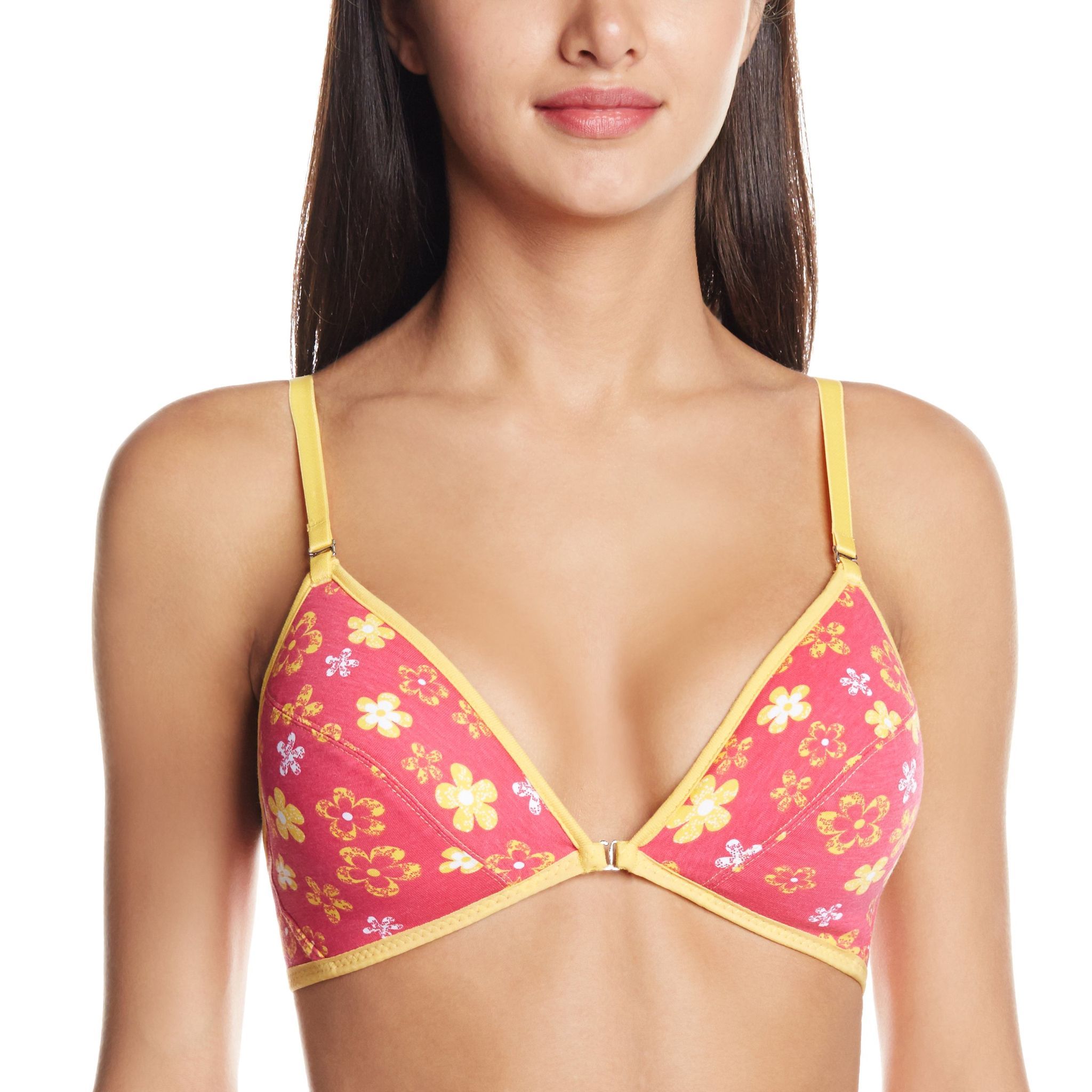 Enamor Daisy Sun Print Padded Non Wired Bra - 34B